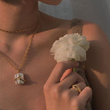 Baroque Pearl Couple Pendant Necklace